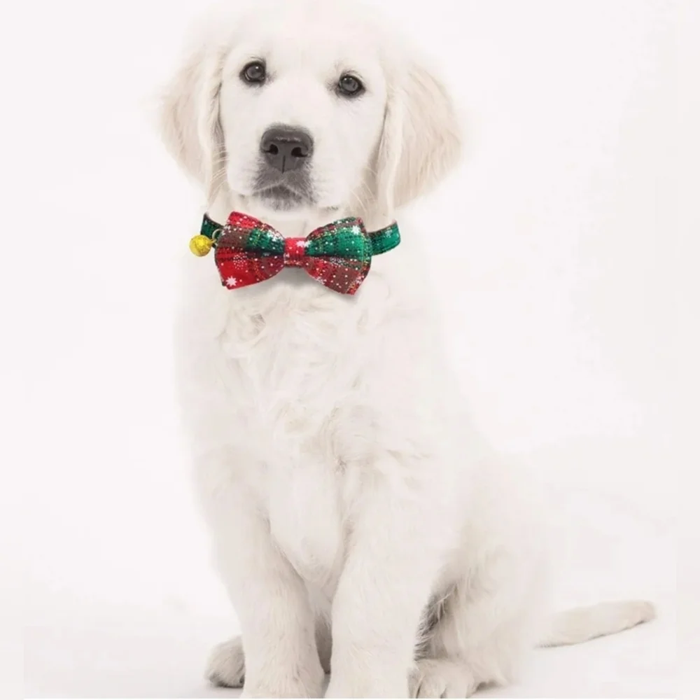 2 Pack/Set Christmas Snowflake Dog Collars